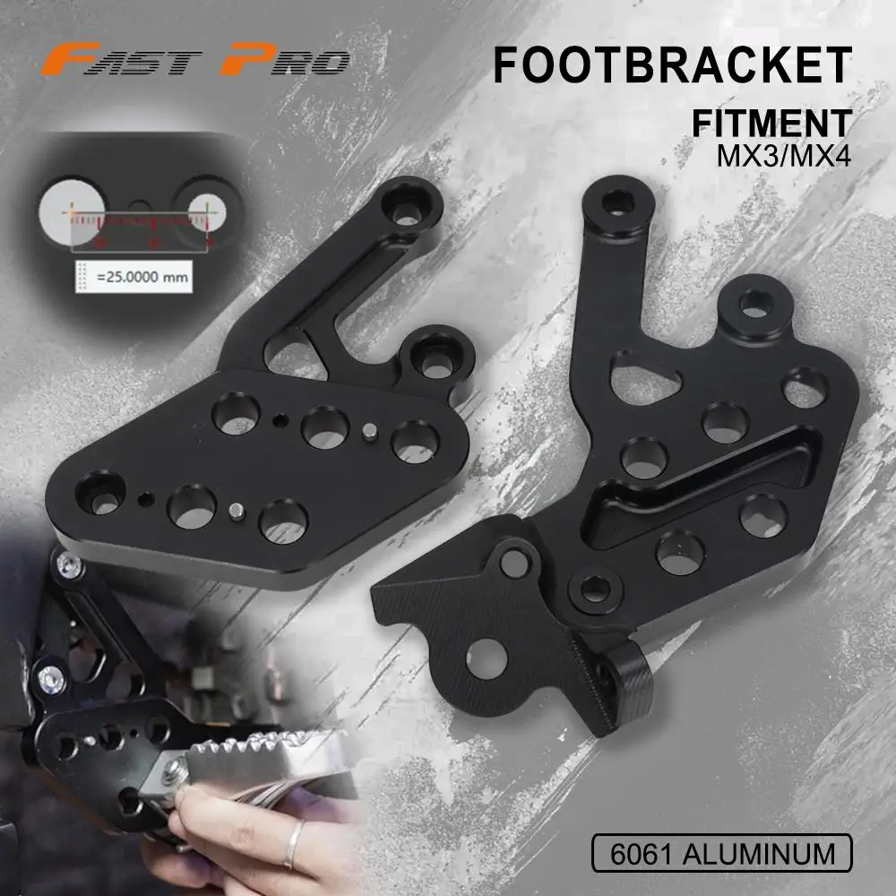 

Foot Pegs Rests Bracket Adjustable Motorcycles Accessories For Talaria Sting MX3 Talaria Sting MX4 Electric Dirt Bike Aluminum