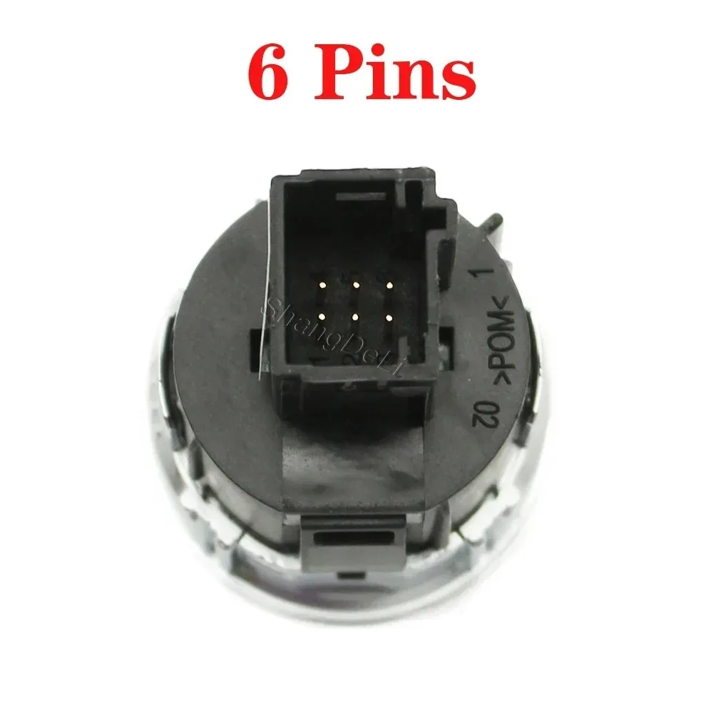 New Genuine 6 Pin Engine Start Stop Switch Button For Peugeot 408 2008 3008 308 508 For Citroen C4 C5 96777946