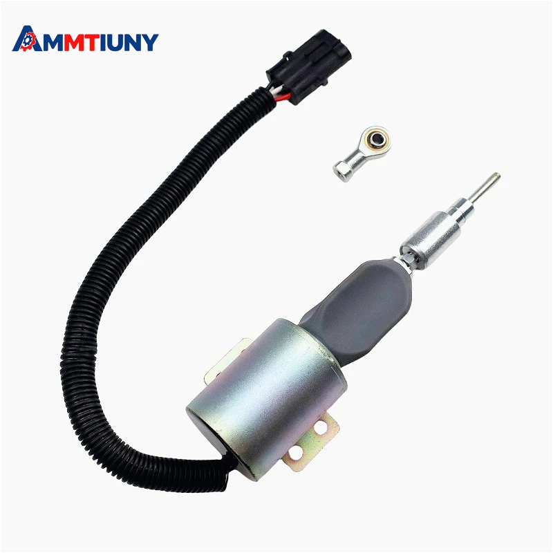 

1PC Fuel Shutoff Stop Solenoid 12V Replace Part Number 3930235 SA-4348-12 for Cummins 4BT 6BT 6CT 6C 8.3 NT855 K19 K38 Engine