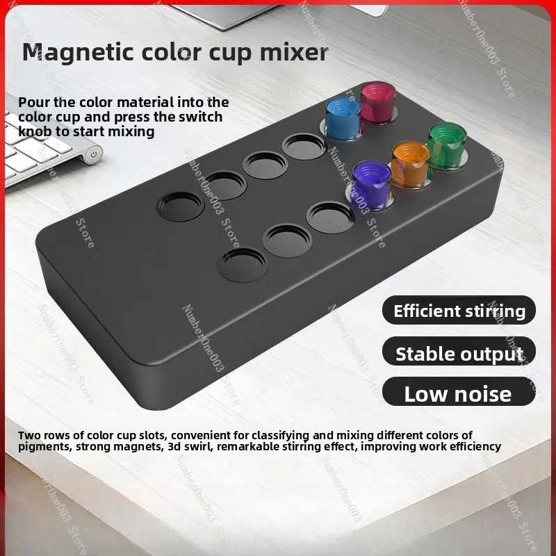 

Portable Magnetic Tattoo Ink Mixer Multi-Point Automatic Pigment Stirrer