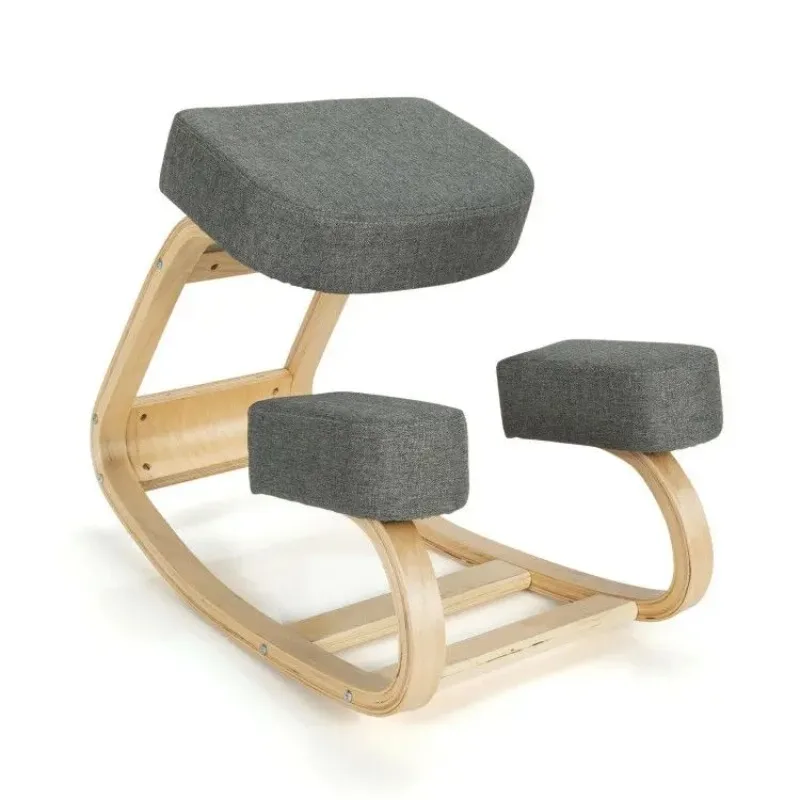 

Ergonomic Kneeling Chair Rocking Office Desk Stool Upright Posture