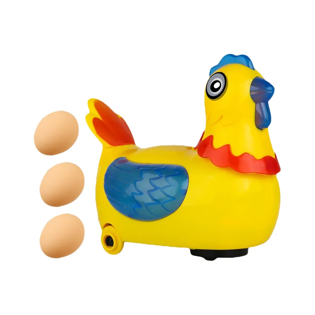

1Set Electric Chicken Lay Eggs Educational Singing Walking Plaything for Kids Random Color Electric Hen Lay Eggs Toy