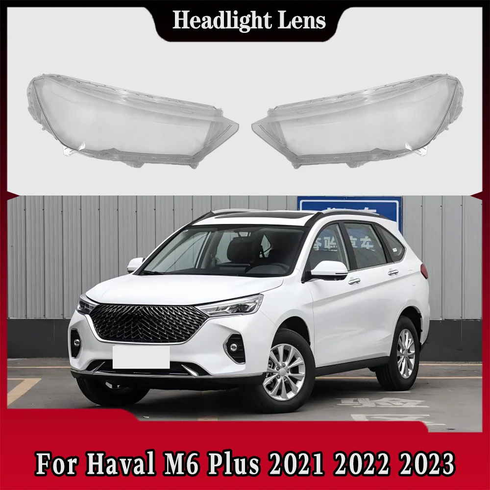 Plexiglass Lampshade Direct Replacement Headlamp Cover For Haval M6 Plus 2021 2022 2023 Front Shell Transparent Lens