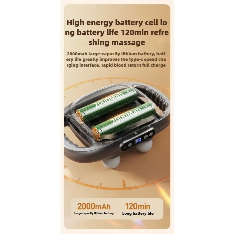 12-Heads Fascia Gun Deep Tissue Body Muscle Massager Professional Grade High Quality Wireless Frequency Vibration Masajeador