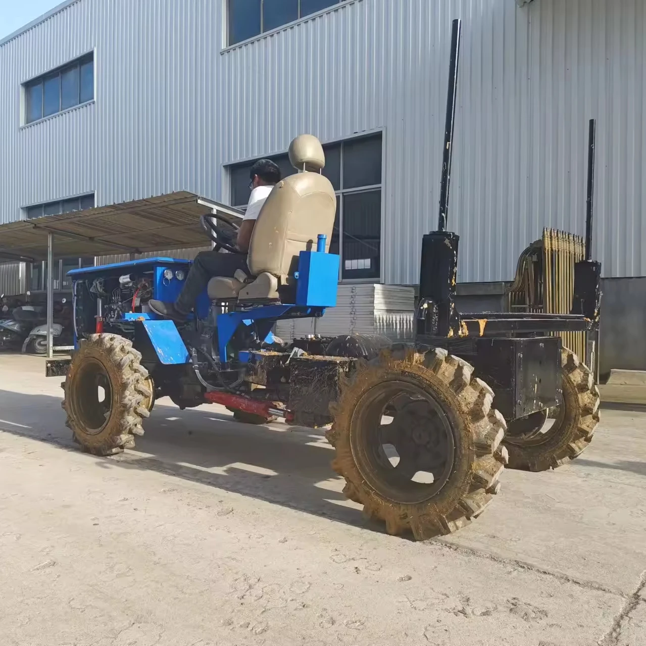 Modelo De Caminhão De Bambu De Madeira, All Wheel Drive, 4-Ton