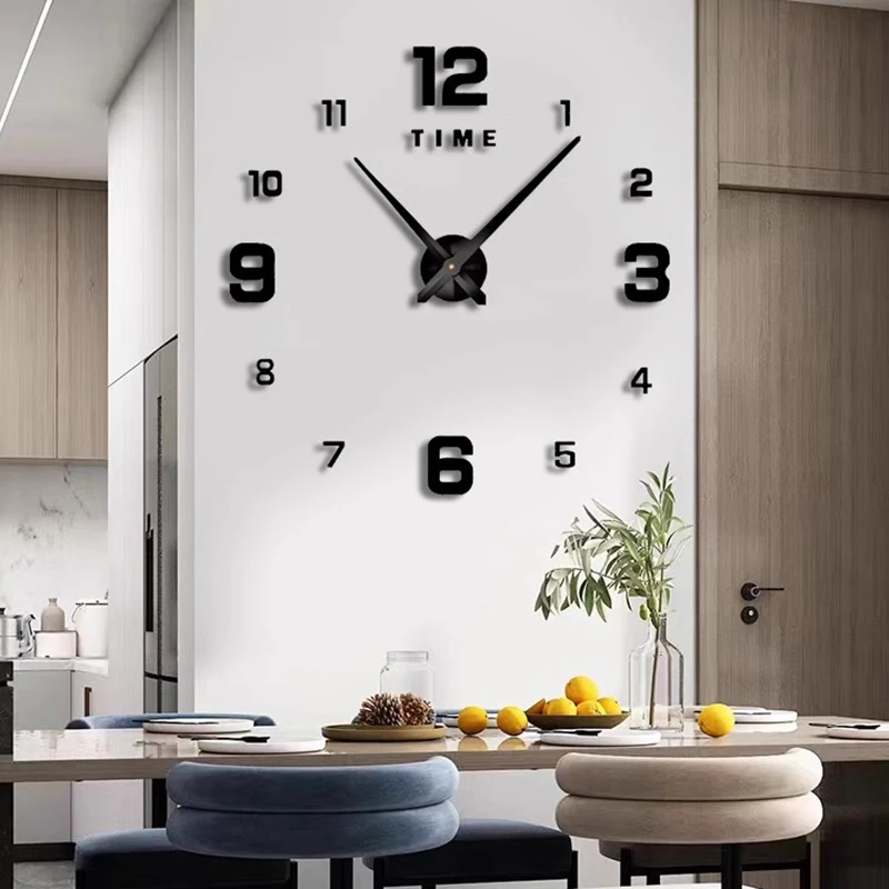 Living Room Wall Clocks Silent Creative Nordic Restaurant Chinese Style Fashion Clock Wall Art Duvar Saati Room Decorations