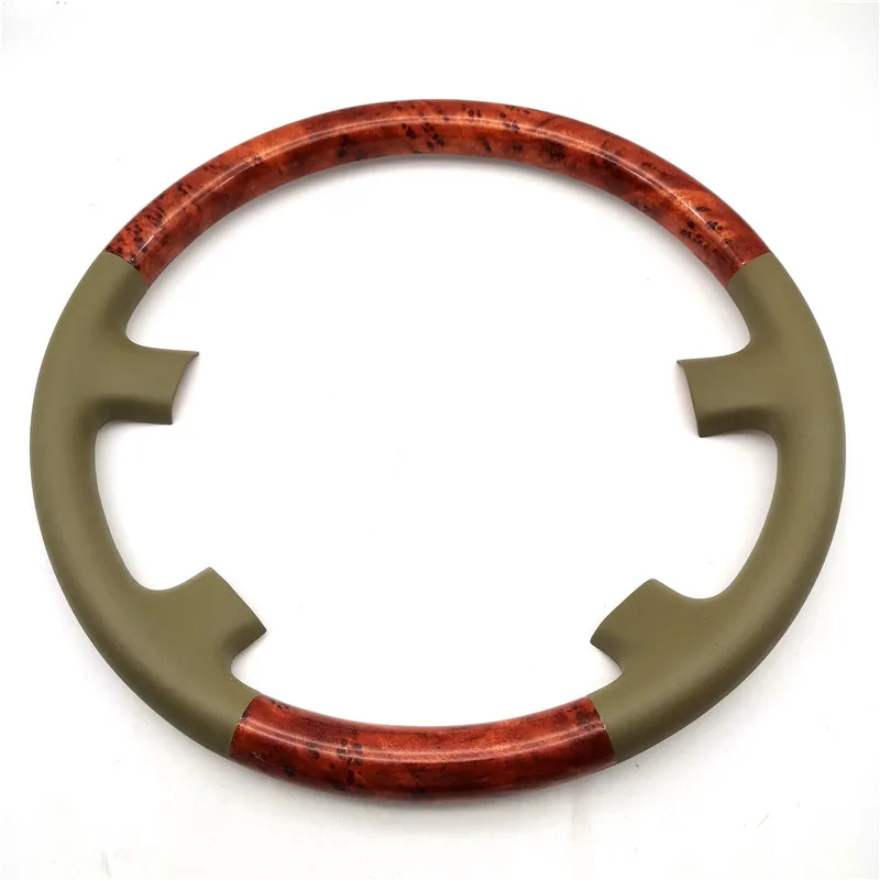 Plastic Wood Look Steering Wheel Cover for Land Cruiser Lexus LX470 450 LS400 1998-2002