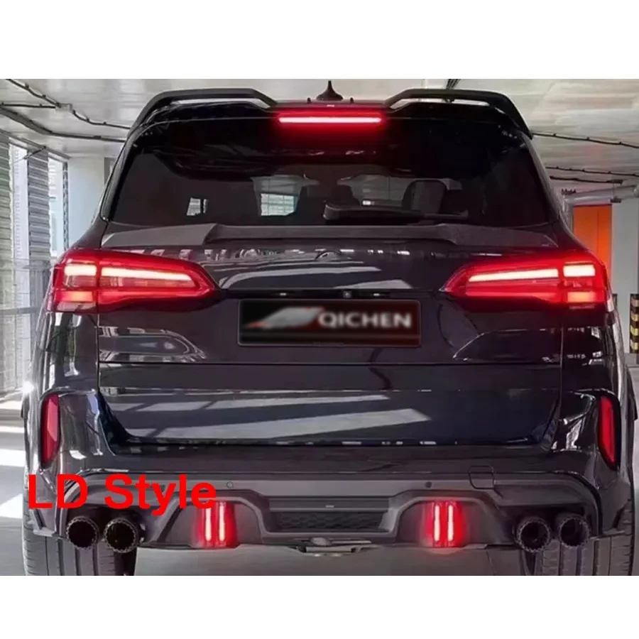 

For BMW X5 G05 X5M F95 L Style Carbon Fiber Tail fins Top Wing Rear Spoiler Duckbill Car Wing Retrofit Middle Wing Body Kit