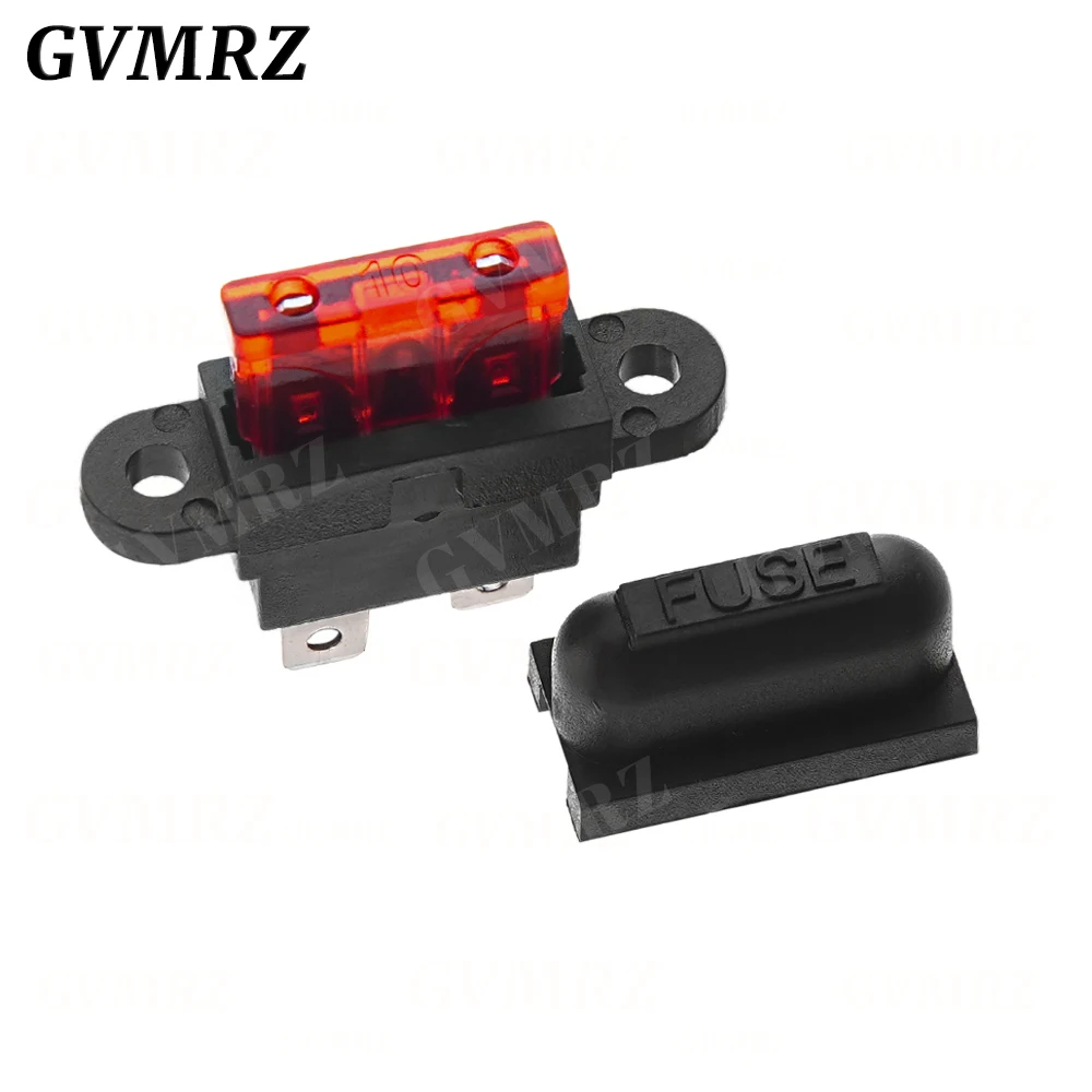 5PCS Waterproof Auto Standard Middle Fuse Holder + 1-50A Car Boat Truck ATC ATO Blade Fuse 3A 5A 10A 15A 20A 25A 30A 35A 40A 50A image 3