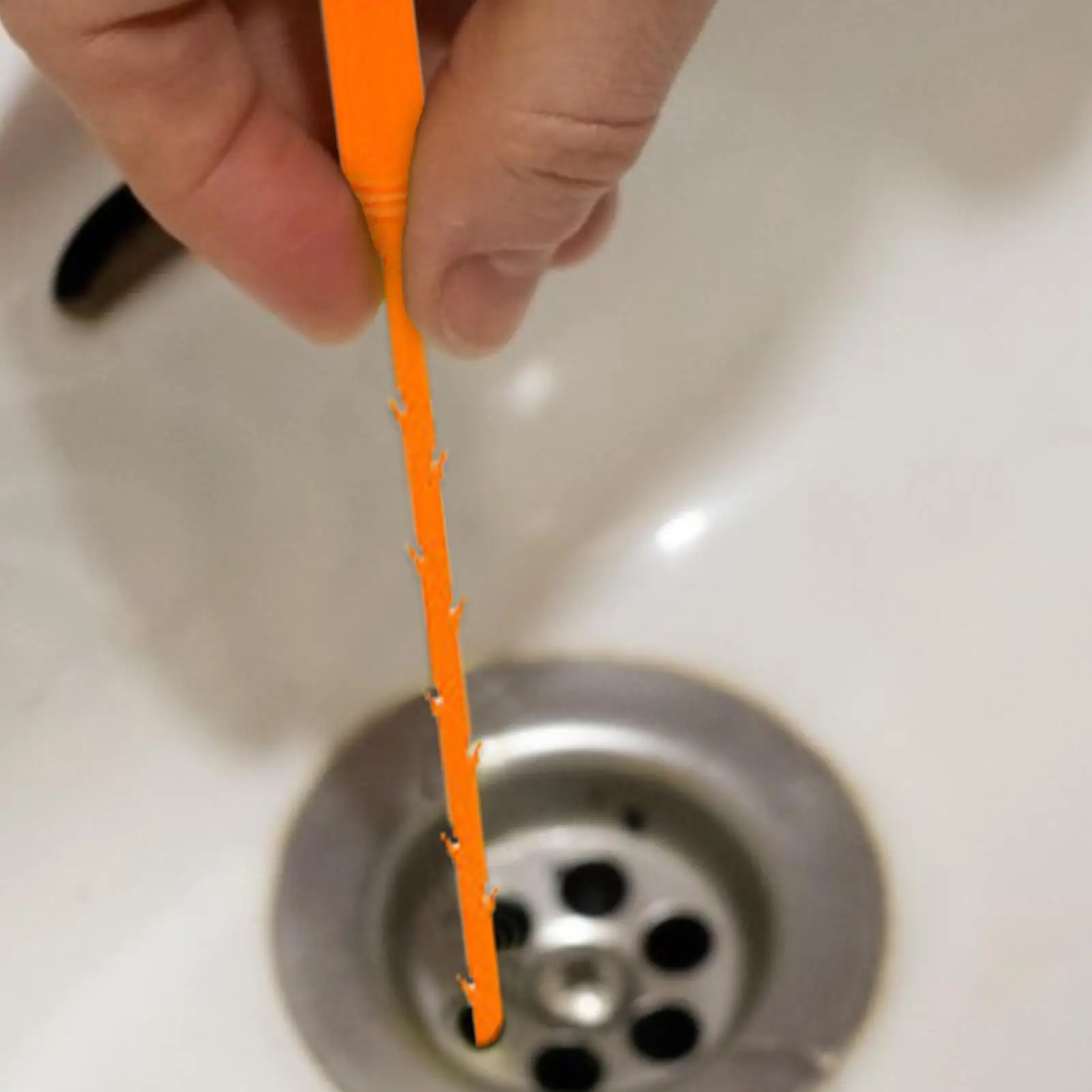 50cm/19.88 inches Plastic Drain Snake Hair Catcher Kitchen Cleaner for Bathroom and Shower Drain Premium Household Clog Remover view 5