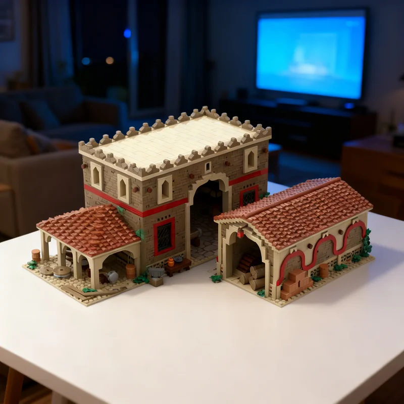 

6631 деталь MOC Age Of Empires Siege Workshop: Игровой конструктор, модель для сборки, подарок, креативный коллекционный предмет для демонстрации, премиум-класс для взрослых