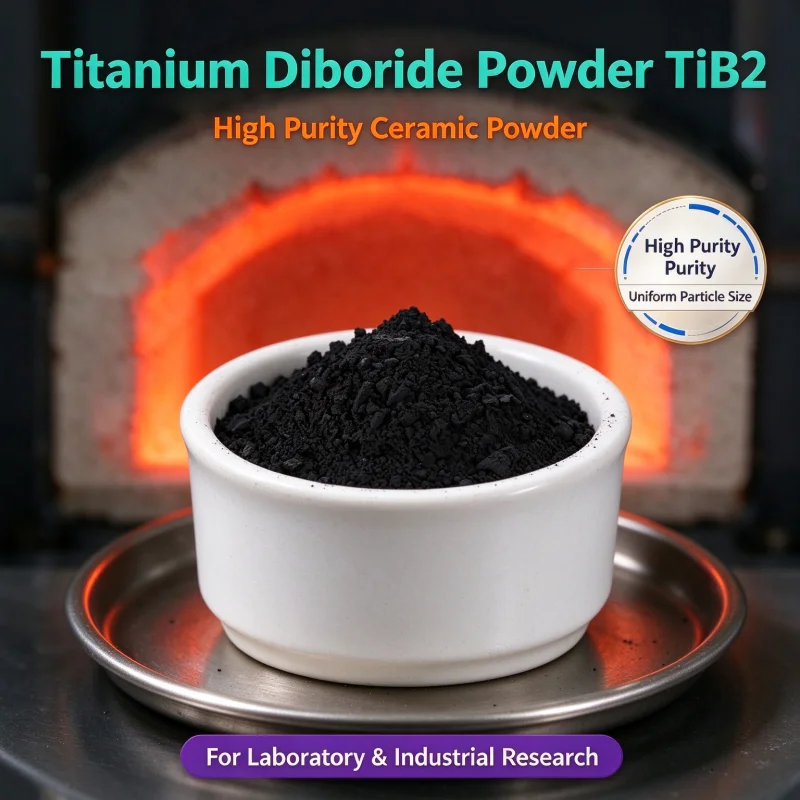 Titanium Diboride Powder TiB2, Micron & Nano Grade, High Purity Ceramic Powder for Scientific Research
