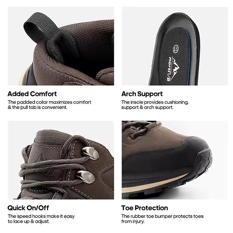 2025 New Arrivals: Hot-Selling Casual Outdoor Hiking Shoes High Traction, Durable, Slip-Resistant Hiking Shoes Casual Footwear