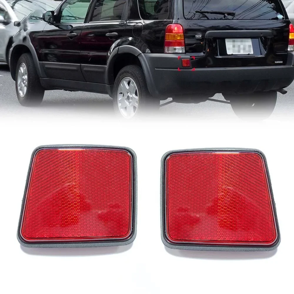 

2 Piece Rear Bumper Reflector light for Ford KUGA 2004 2005 2006 2007 2008