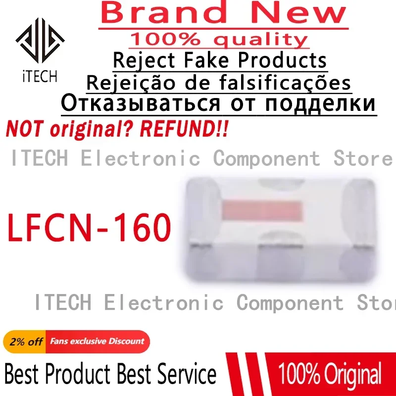 5pcs/lot Original LFCN-160+ Low Pass Filter DC-160MHz Full Range 100% New and Genuine