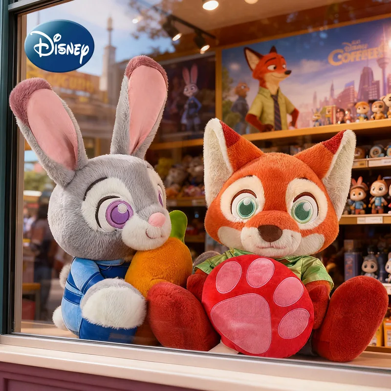 

Disney Judy Nick New 55CM Plush Doll Cartoon Cute Children's Plush Doll Toy Extra Large Fashion Plush Doll Children's Gift