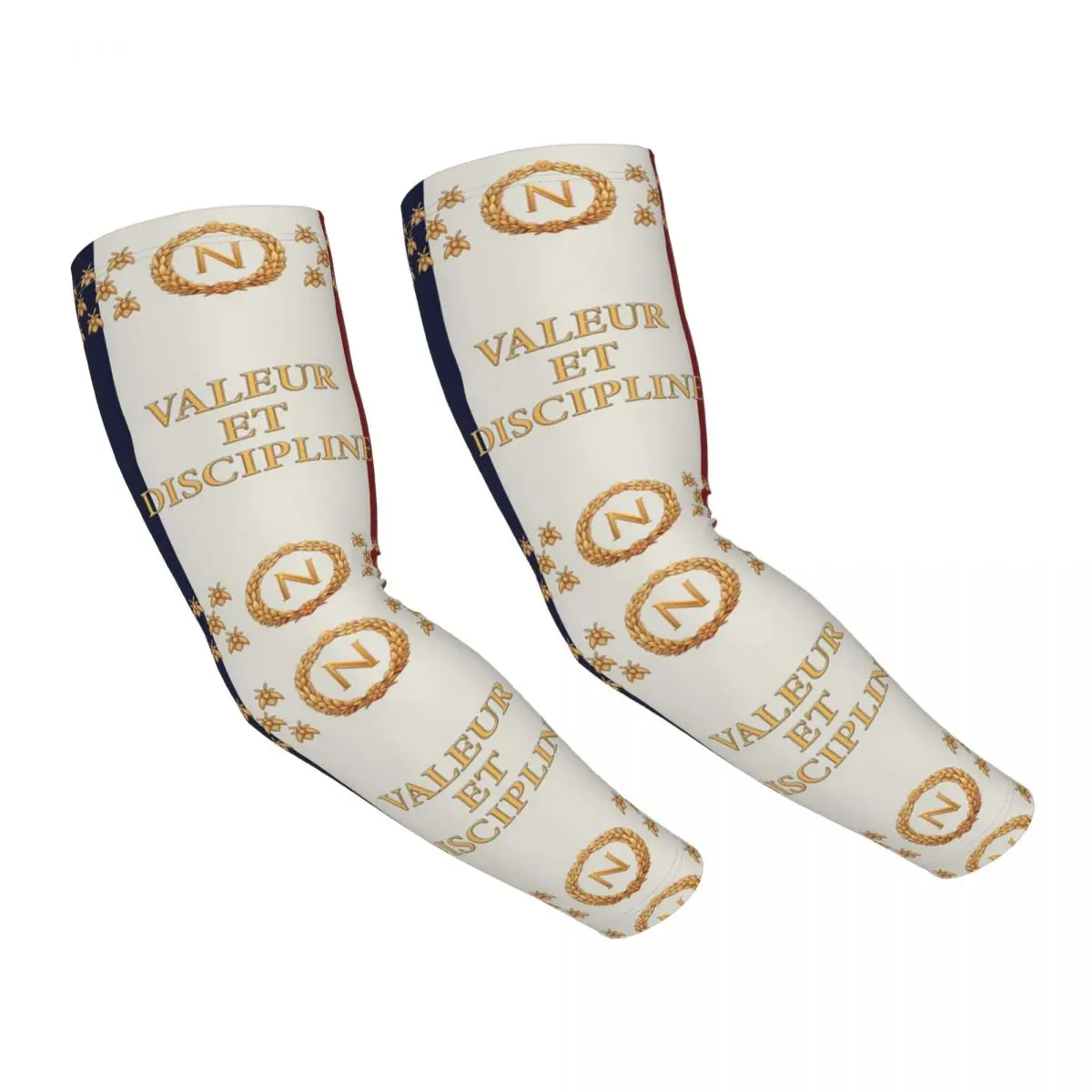 

Наполеонский французский 85-й полковый флаг, уличные рукава, солнцезащитный чехол с УФ-защитой, летние ледяные шелковые велосипедные татуировки, рукава