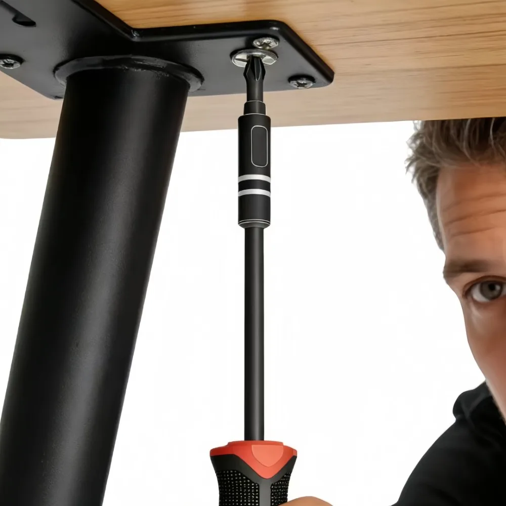 24In1 Buchse Schraubendreher-satz Magnetische Bit Kreuz Flache Schraubendreher Kopf Abnehmbare Multifunktionale Handheld Reparatur Werkzeug Set – Detail 7