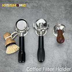 Self-adhesive Coffee Portafilter Wall Rack Stainless Steel Tamper Holder 51mm 54mm 58mm Brush Mat Rack Cafe Accessories Tools