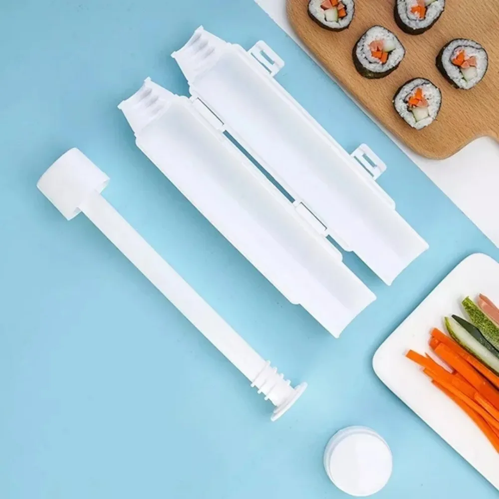 DIY Food Grade Sushi Mold Cylindrical Rocket Sushi Tube Tool Rice Ball Nori Rice Mold Kitchen Portable Hand Cooking Making image 5
