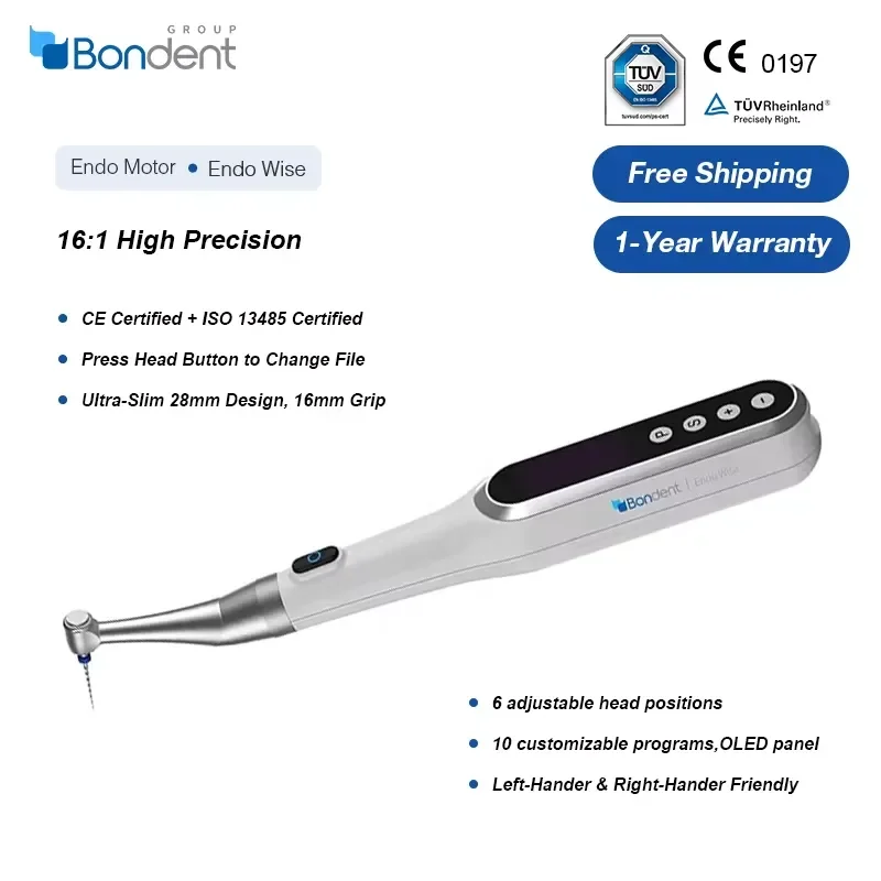 UDG Bondent Endo Wise Wismy Endo Motor Top Rank CE Approved 16:1 Endo Motor for Root canal Endomotor with Apex Locator