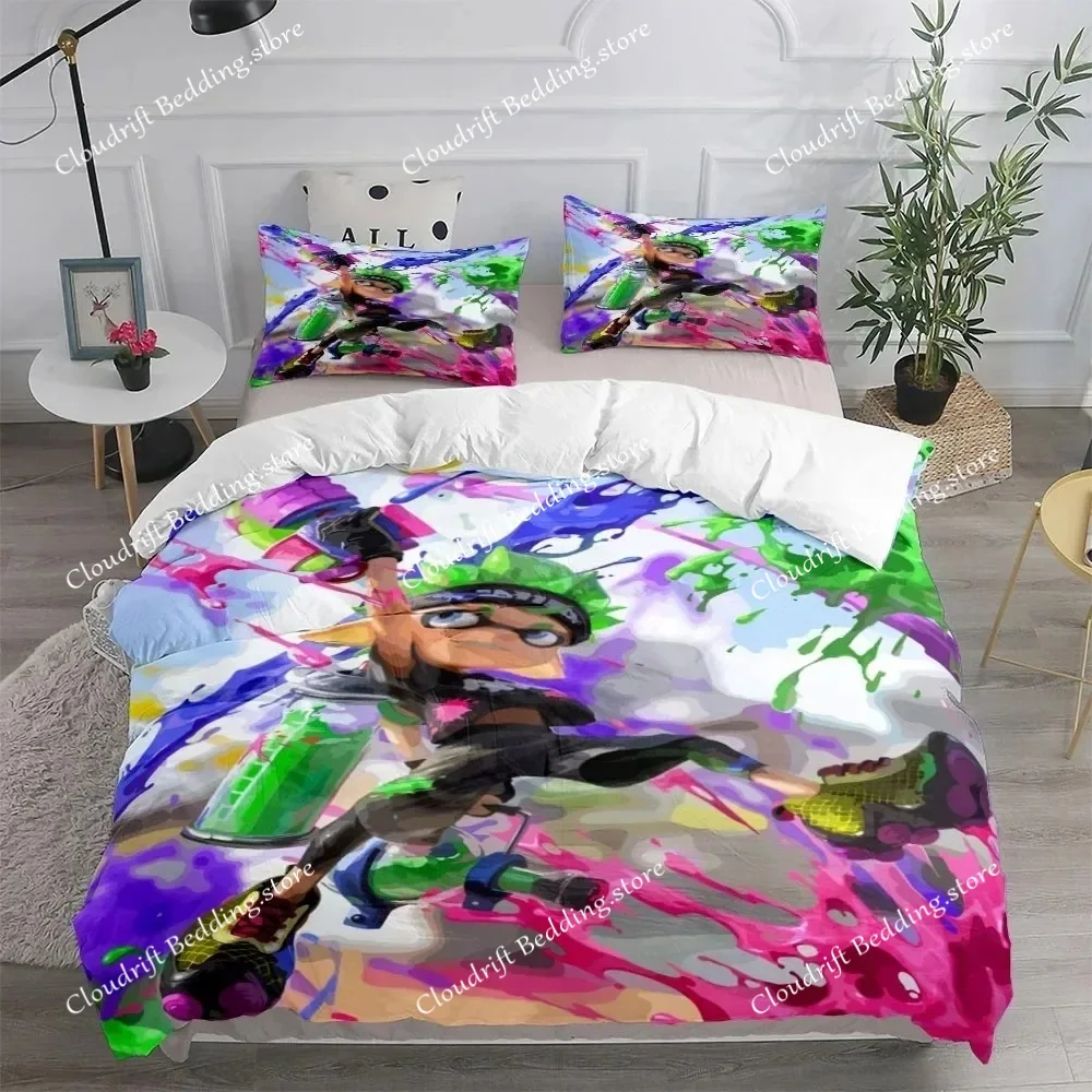 

3D Print Anime Sword Art Duvet Cover Set UK Single Double King US Twin Full Queen Size Fashion Bedding Set