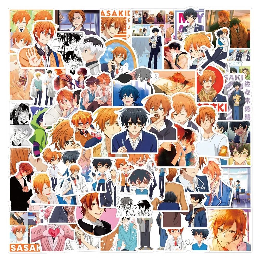 10/30/50/110Pcs Anime Sasaki And Miyano Graffiti Stickers Bl Boys Love Cartoon Aesthetic Art Decal DIY Diary Laptop Sticker Toys