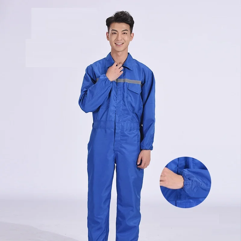 Work Clothing For Men Reflective Worker Coveralls Long Sleeves Auto Repair Dust Proof Working Overalls Labor Porter Uniforms 4xl