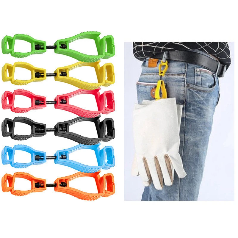New 1PC Glove Clip Hanger Glove Holder Plastic Working Glove