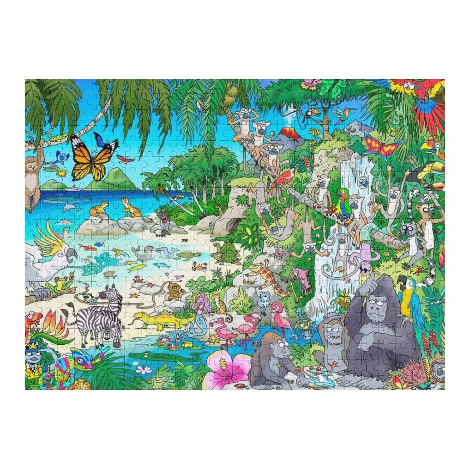 

Пазл «Остров Русалки», настраиваемый детский подарок с фотопазлом