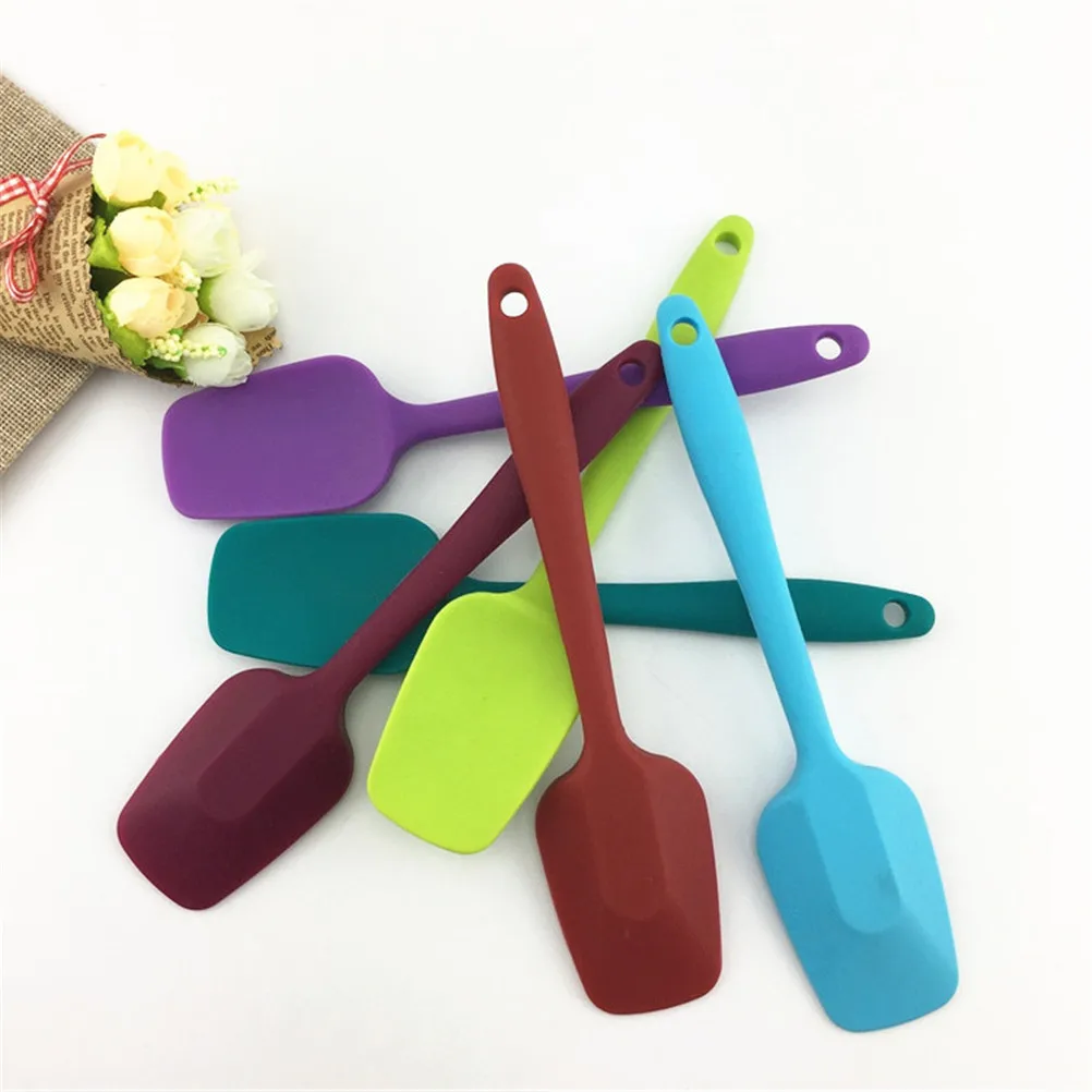 Silicone Spatula Multicolor Food Grade Non Stick Butter Cake Baking Spatula Cooking Silicone Spatula Set Cookie Pastry Scraper