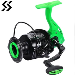 Sougayilang 1000-6000 Spinning Fishing Reel 11+1BB 5.2:1 Max Drag 15kg Aluminium Spool Reel Saltwater Freshwater Fishing Tools