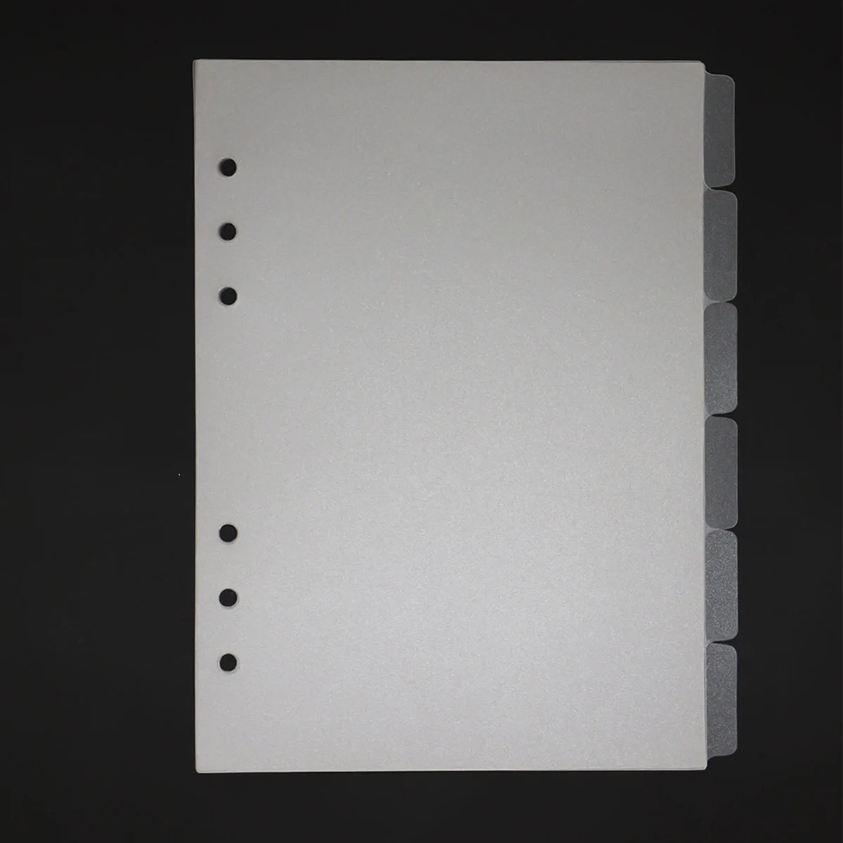 A4/A5/A6/A7 Ringscheiderseiten, 6/8 Blatt, Binder-Gerät, PP-Trennseiten, Budgetbuch-Zubehör, Tagebuch, Agenda, Notizbuchteil – Detail 2