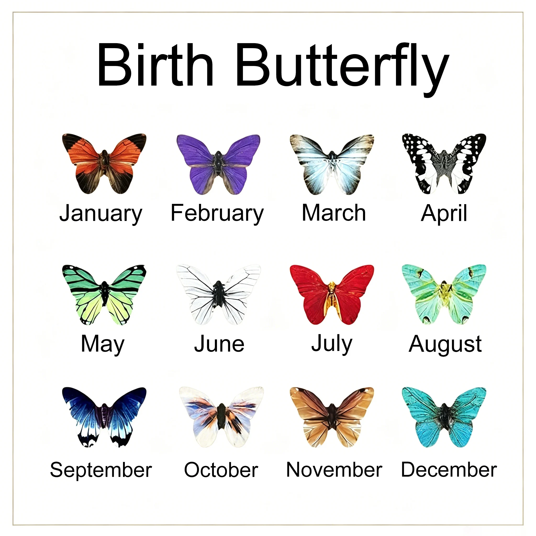 Kalung Nama Kustom Atoztide un - Birth Flower Necklace ulasan dan harga