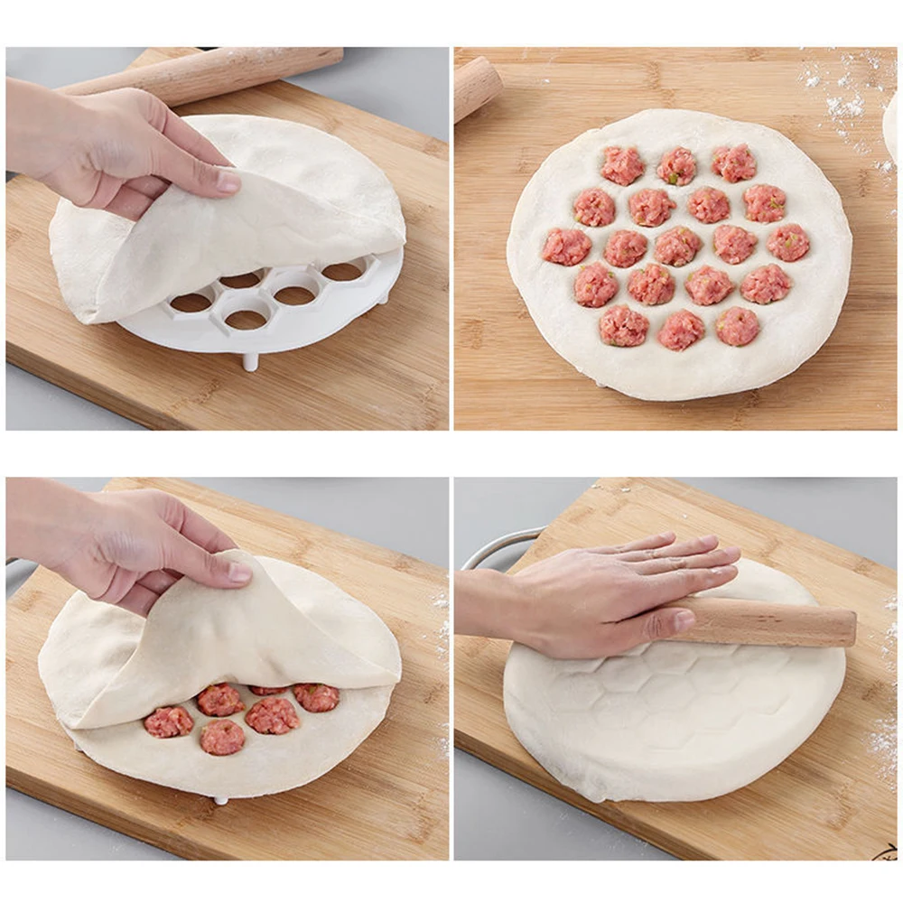 19 Holes Dough Press Ravioli Making Mould Dumpling Diy Mold Dough Press Maker Pasta From Kitchen Accessories Gadgets New Design