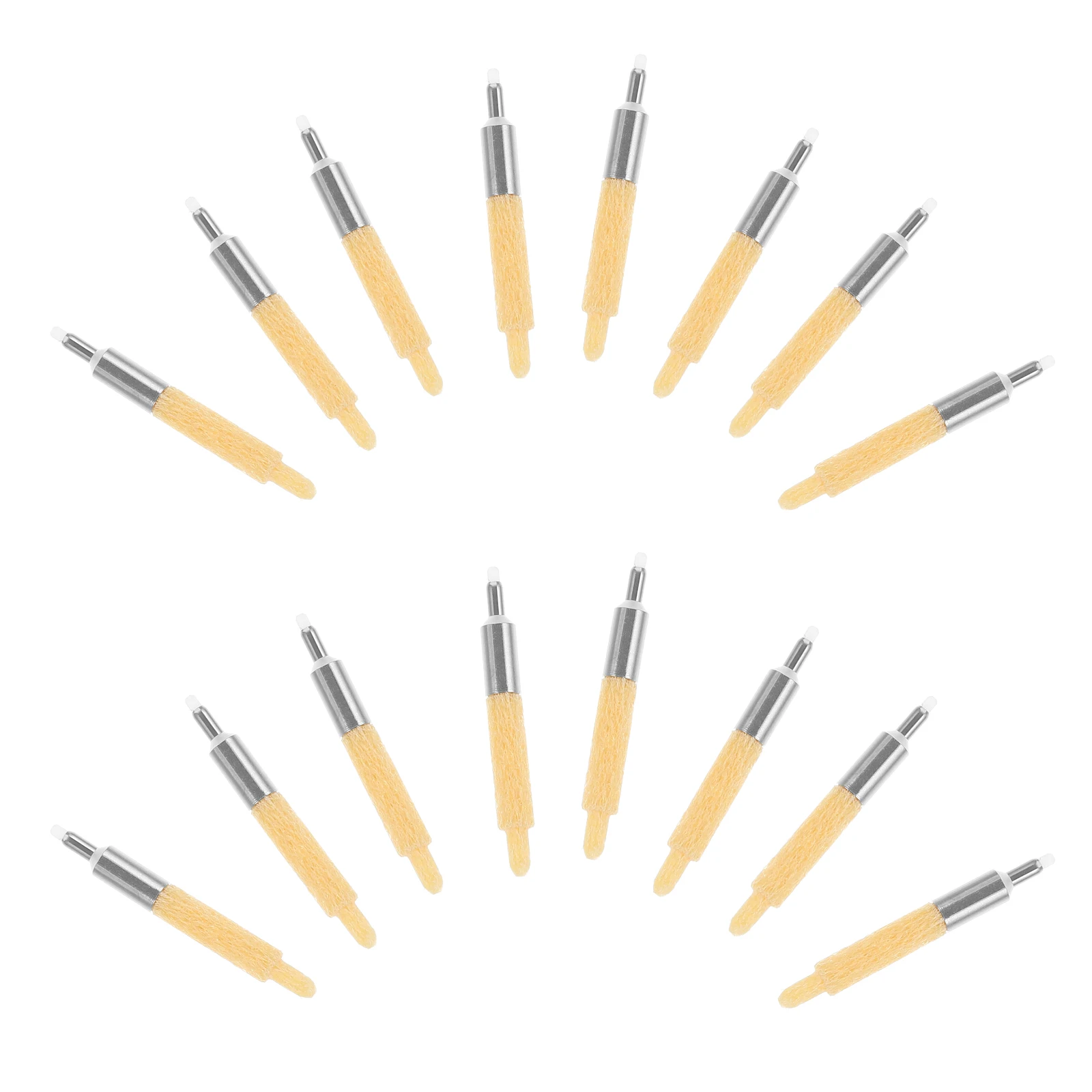 

20 Yellow Nylon Paint Pen Nibs Replacement 0 5mm Fine Tips Acrylic Marker Points Practical Tools Painting Markers