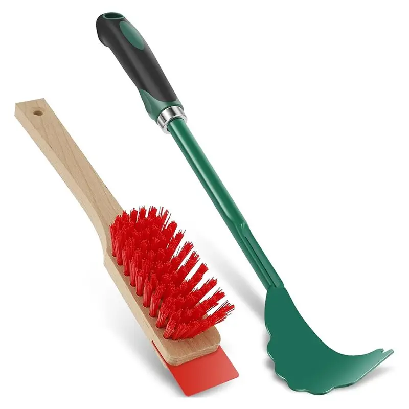 

Mower Deck Scrubbing Brush Stiff Bristle Brush With, Lawn Mower Maintenance Deck For Gardening