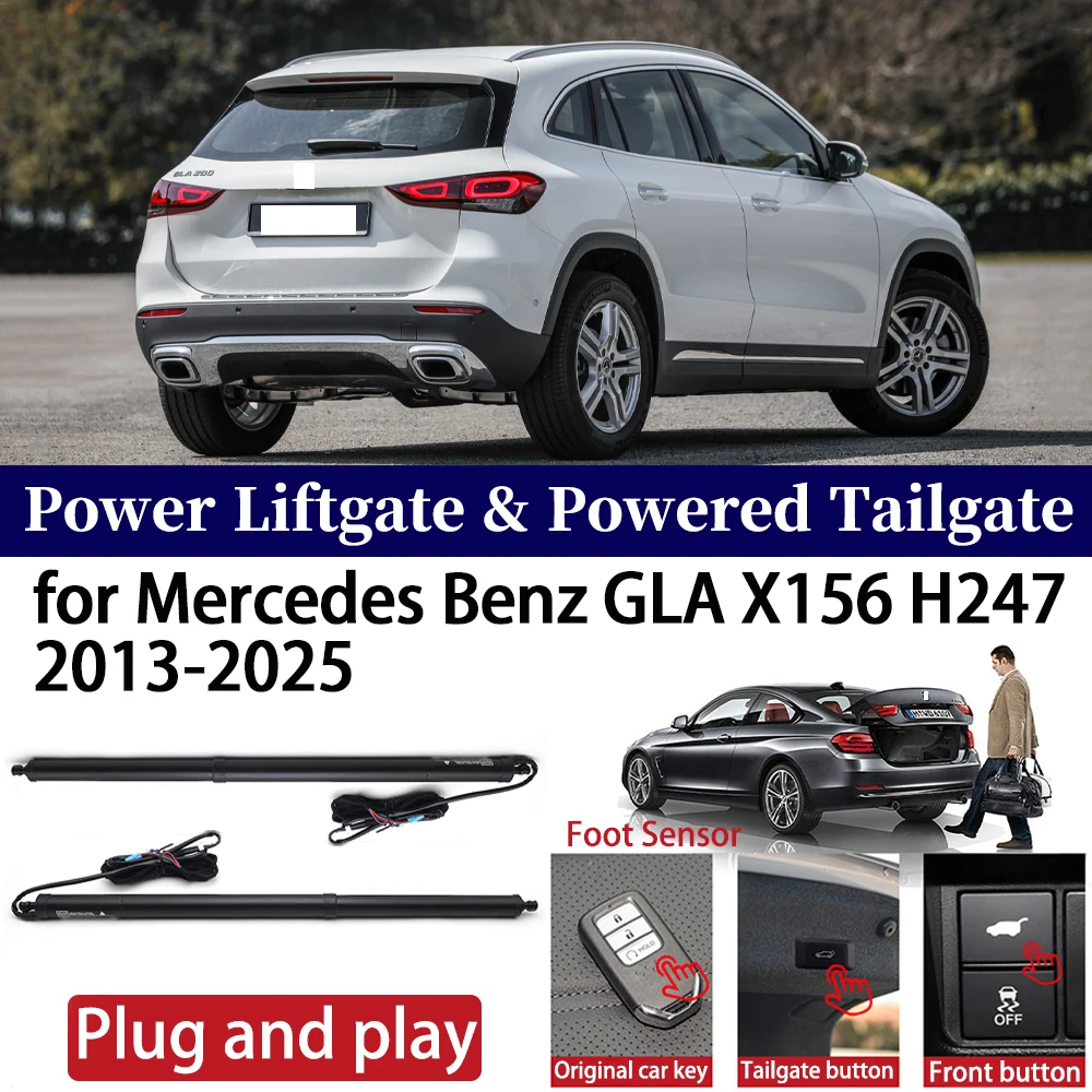 

ZhuCamX for Mercedes Benz GLA X156 H247 2013-2025 Car Auto Power Electric Tailgate Liftgate Trunk Closer System Boot Lift Motor