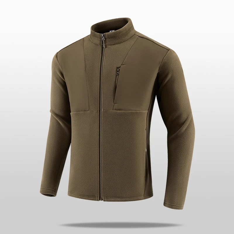 SBWL New Men's Autumn/Winter Outdoor Skiing Running Warm Thick Long Sleeve Base Shirt Fashion Casual Fitness Jacket T-Shirt Tops