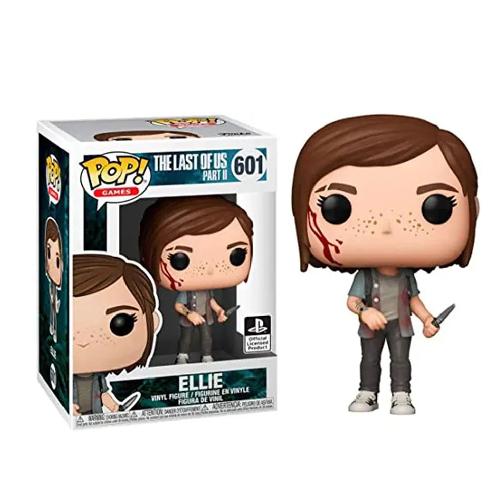 ألعاب Funko Pop The Last of Us Ellie # 601 جويل # 620 الفرس # 631 ألعاب شخصيات الحركة هدية للأطفال مجموعة دمى الفينيل
