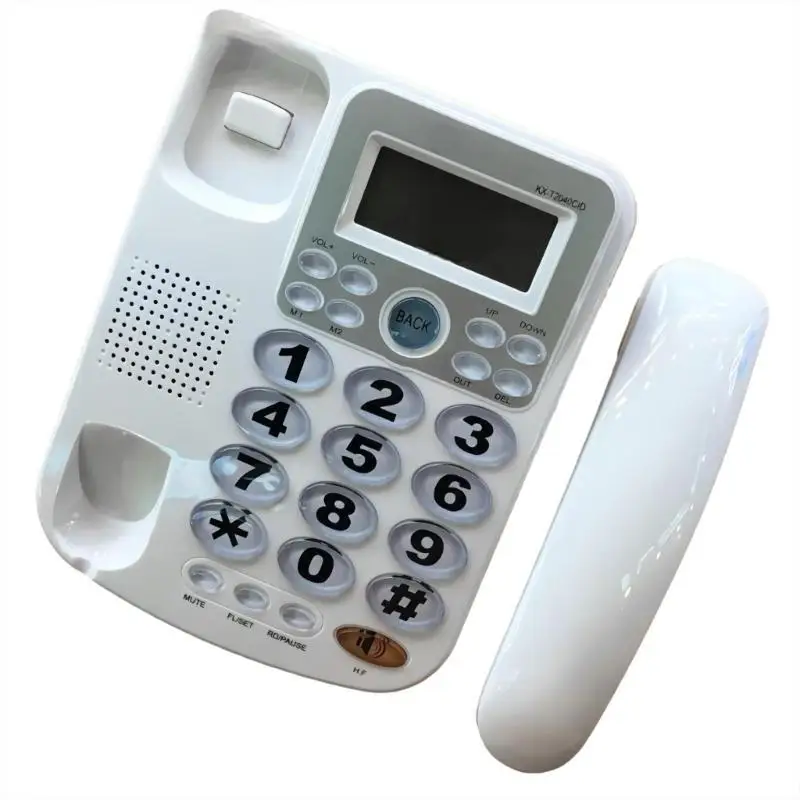 

652F Home Landline Fixed Telephone Desk Phone with Caller Identification Corded Phone