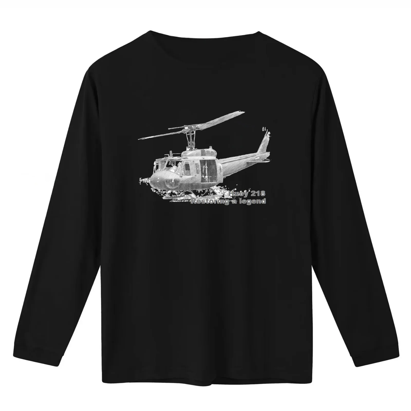 Restoring a legend HUEY 218 T-Shirt Summer Casual Cotton Tee Oversized Streetwear Tops Vintage Graphic Print 100% Cotton