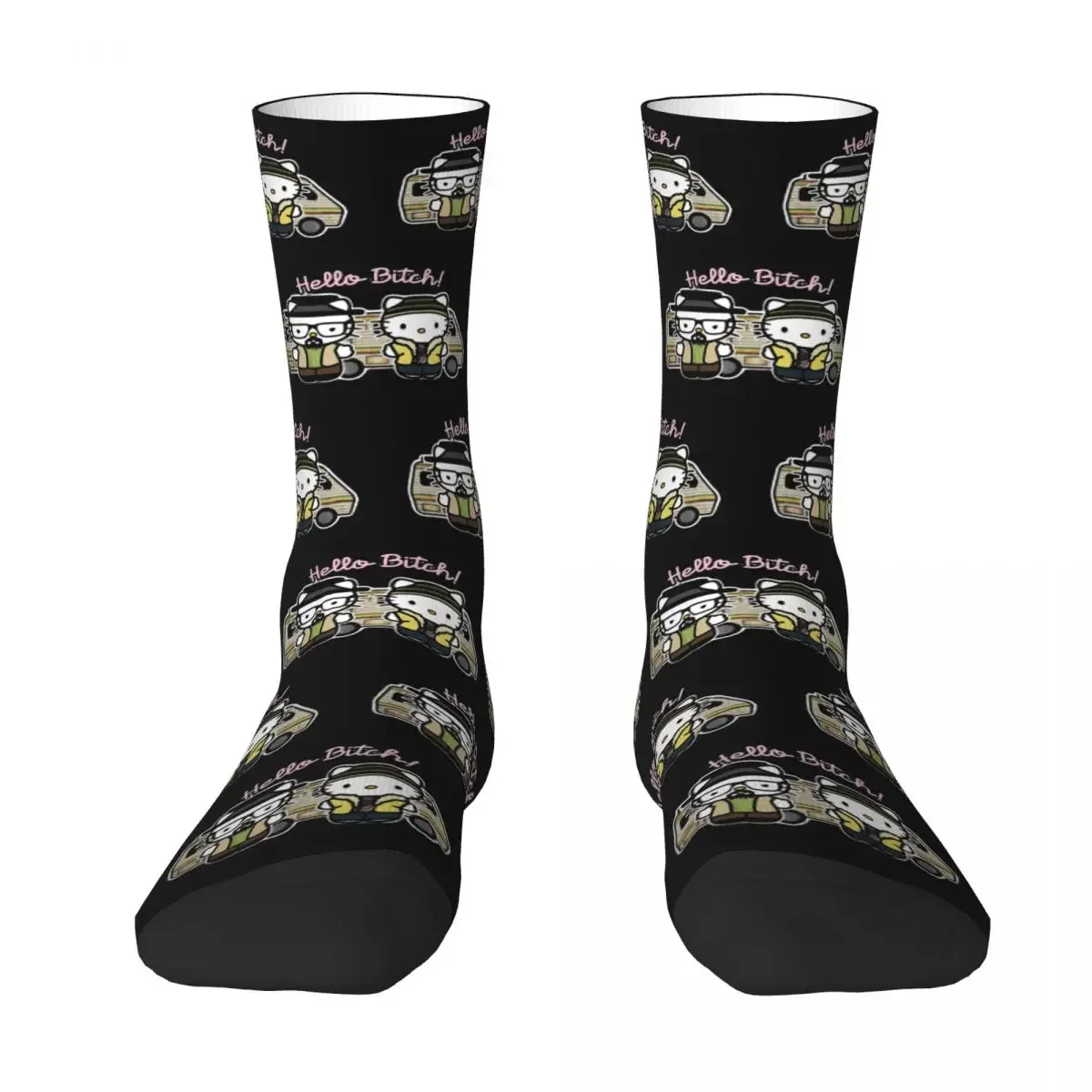 Hello Jesse Socks Men's Women's Funny Happy Cartoon Socks Novelty Spring Summer Autumn Winter Socks Gift