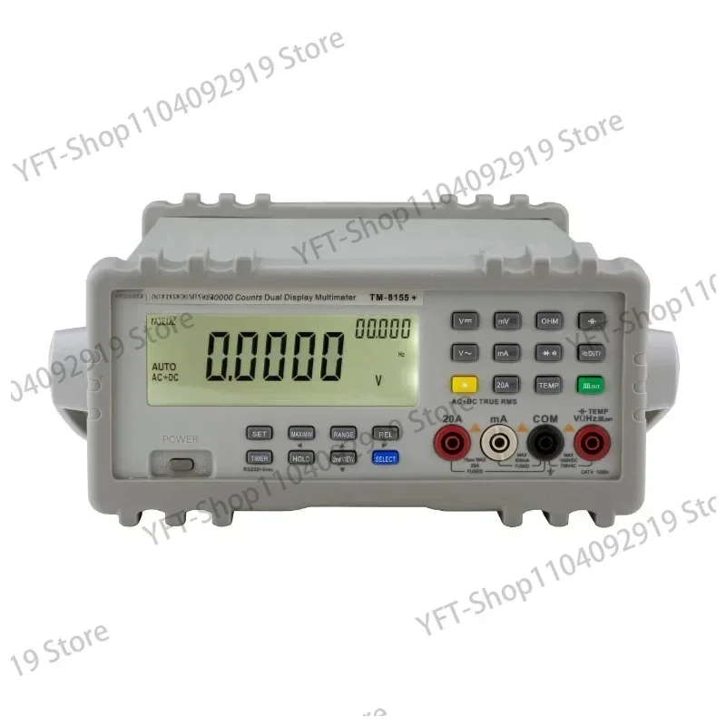 TM-8155+ DUAL Display Ture Rms 80000 Counts Bench Digital Multimeter