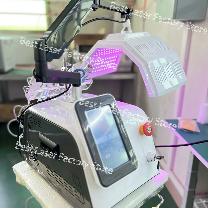 6 in 1 Multifunction Photodynamic PDT LED Light Therapy Machine 7 Colors Light Facial Care Skin Rejuvenation Spa Beauty Device