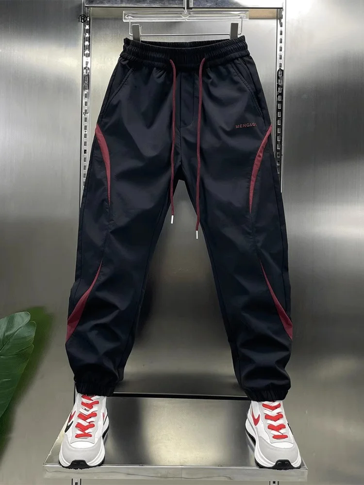 

American Sle High Street Color Blo Casual Long Trousers Men's Outdoor Functional Sports Pants Harajuku Sle Loose Fit