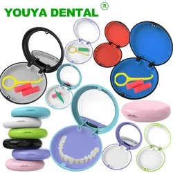 Retainer Case Orthodontic Organizer Box Dental Appliance Supplies Denture Fake Teeth Mouth Guard Container Denture Storage Box