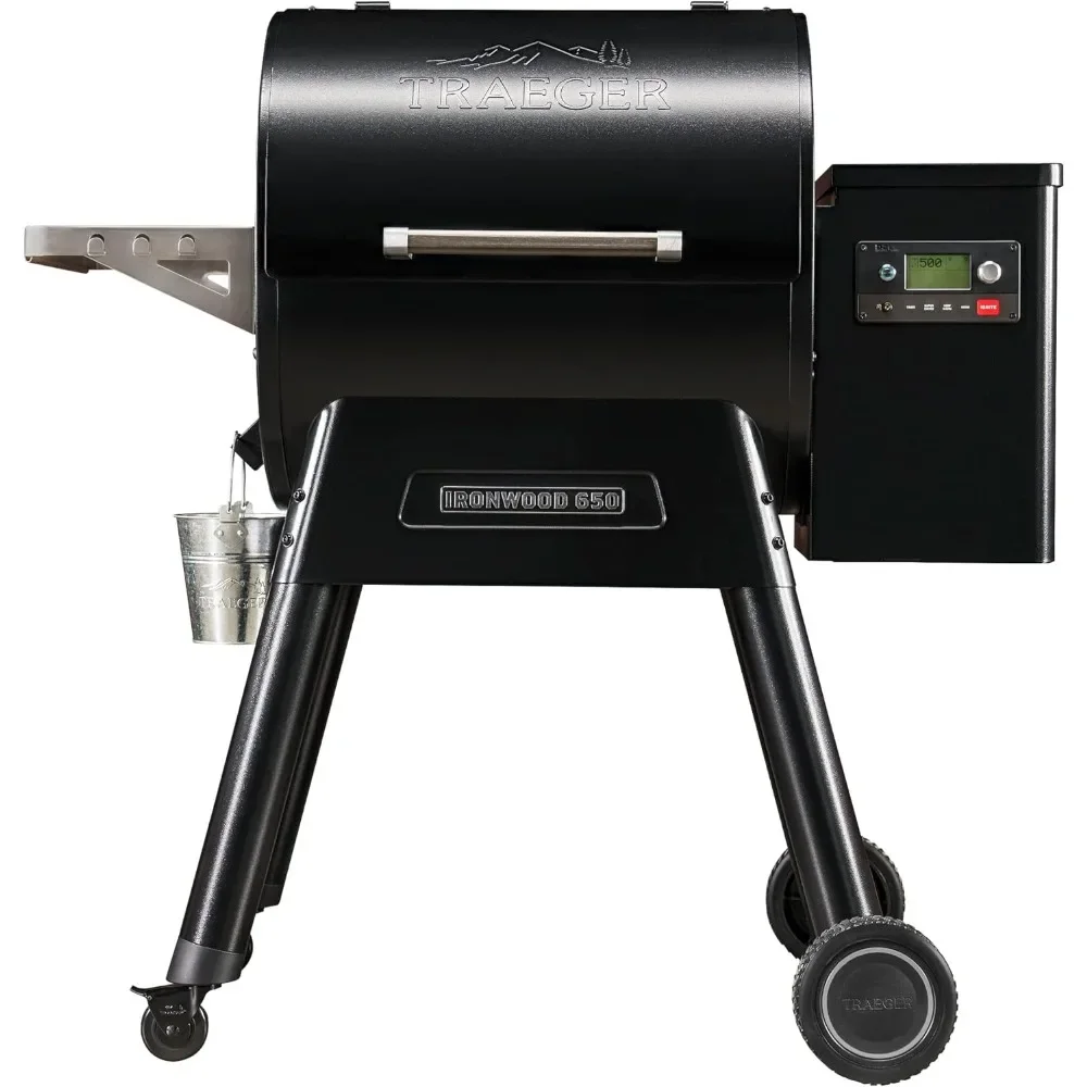 650 Electric Wood Pellet Grill and Smoker with WiFi and App Connectivity