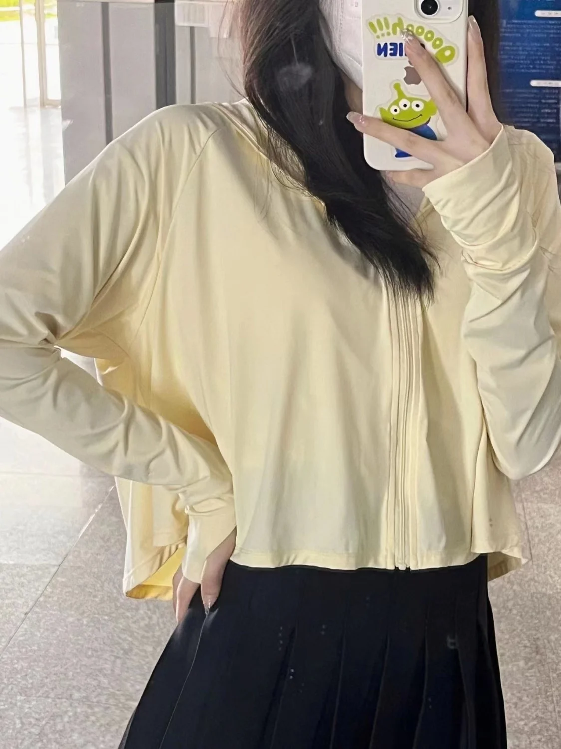 Ice Silk Sunscreen Jacket for Women's New Summer Loose Small Short Thin Breathable Cardigan