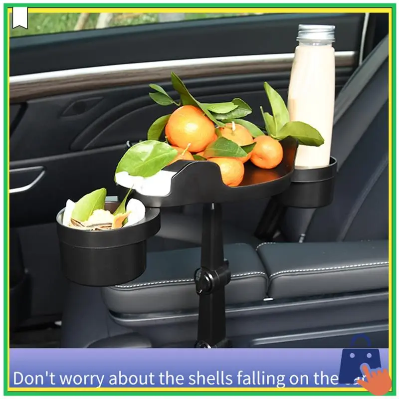 

Advanced 1 Piece Car Plate Table Storage Rack Water Cup Tray Multifunctional Cup Holder Tray Bracket